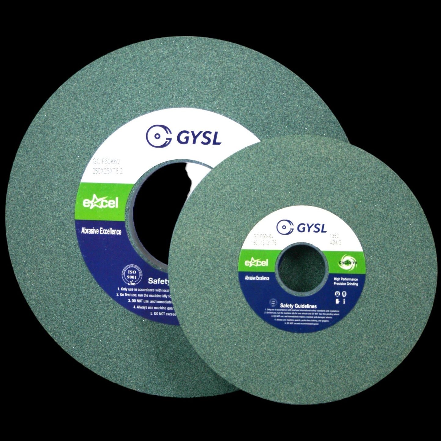 Green Silicon Carbide Grinding Wheels 150mm Diameter (Type 1)